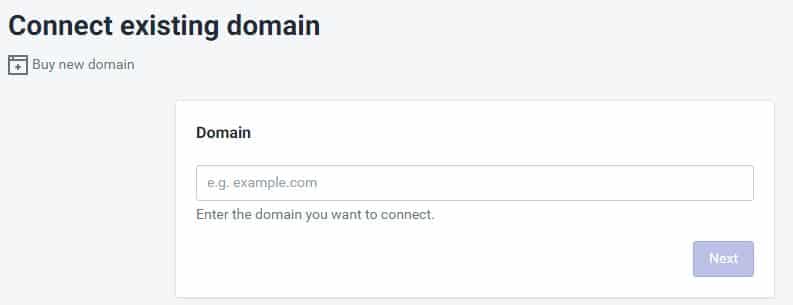 Connecting a domain to Shopify store.