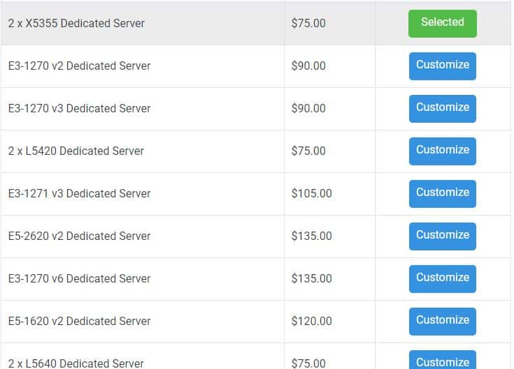 HostWinds Pricing.