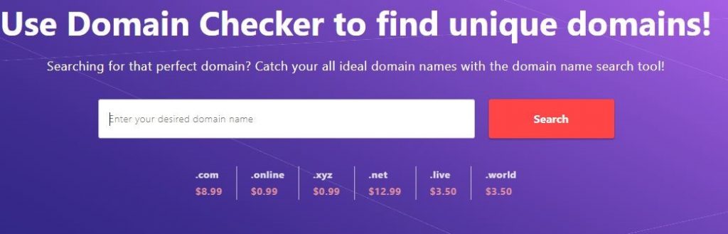 Hostingers Domain Checker And Domain Prices