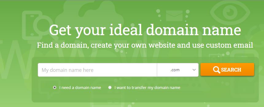 HostPapa domain search tool
