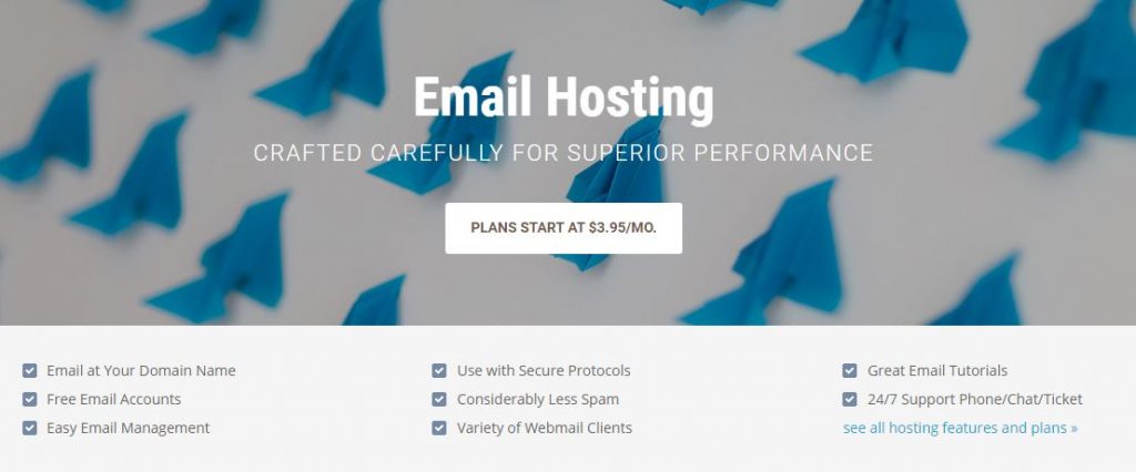 SiteGround's Email Hosting Plan